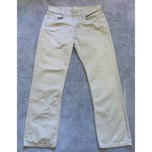 mens Levi's 514 Pants Jeans Tan 34 x‎ 31